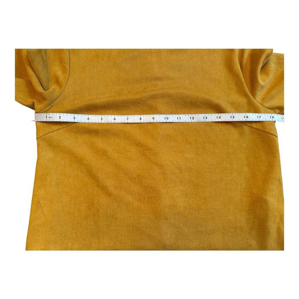 Altar'd State Top Size S Gold Faux Suede Bell Sleeve - Picture 4 of 8